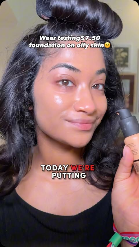 Instagram post by an influencer for The Ordinary. Caption reads: [...] Today we’re wear testing @theordinary serum....