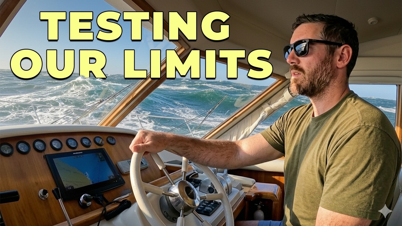 YouTube post by @MathersOnTheMap for Glacierfresh. Caption reads: Our Worst Cruise Yet… Rough Seas In The Albemarle....