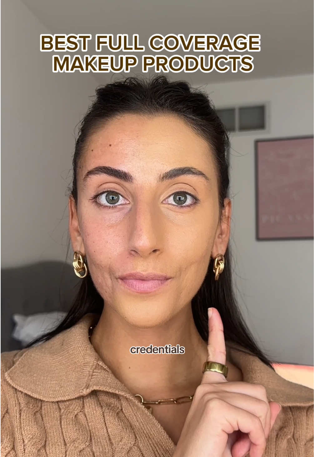 TikTok post by @francescagizz3 for Doll 10 Beauty. Caption reads: [...] as an acne prone girl!!! My @Doll 10 Beauty....
