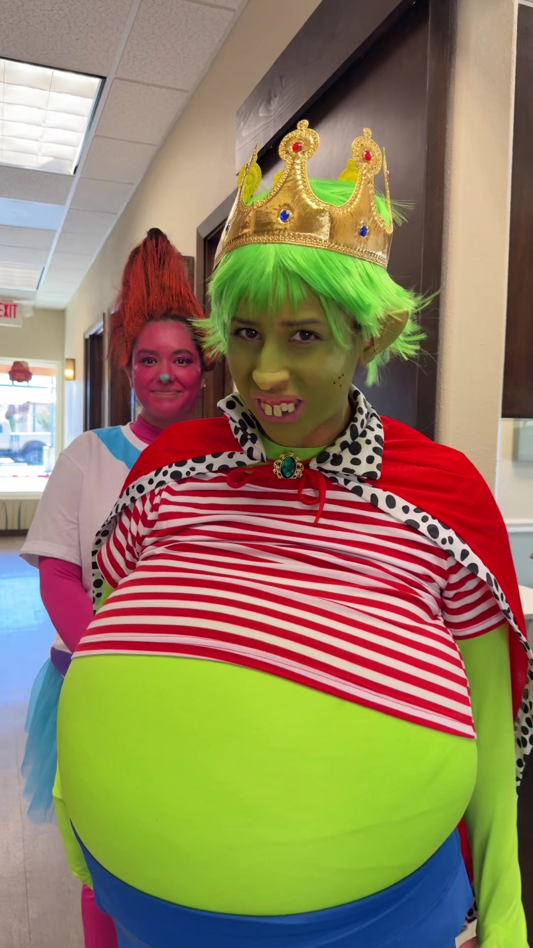 TikTok post by @kendraaahhhr for DreamWorks. Caption reads: What did you say??@DreamWorks Trolls #trolls....