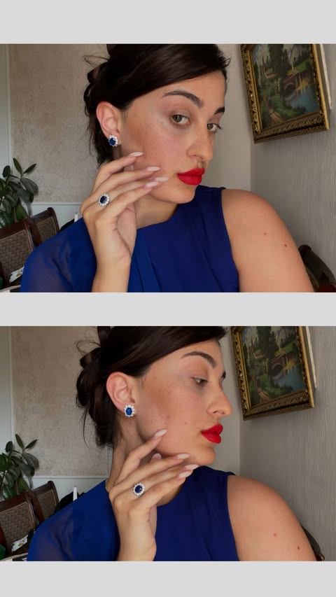 Instagram post by @tamari________ for Sayabling Jewelry. Caption reads: Obsessed with these gorgeous earrings from....