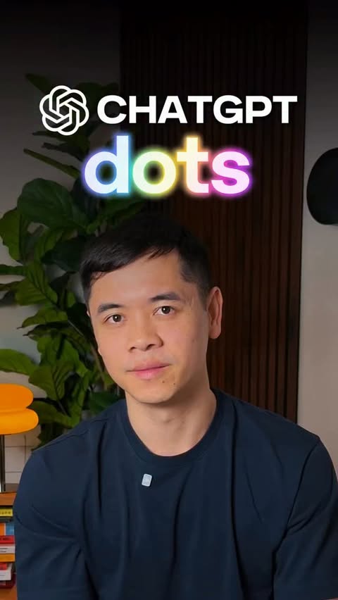 Instagram post by @jonathanwordsofwisdom for ChatGPT. Caption reads: [...] dots, @openai always-on agents inside....