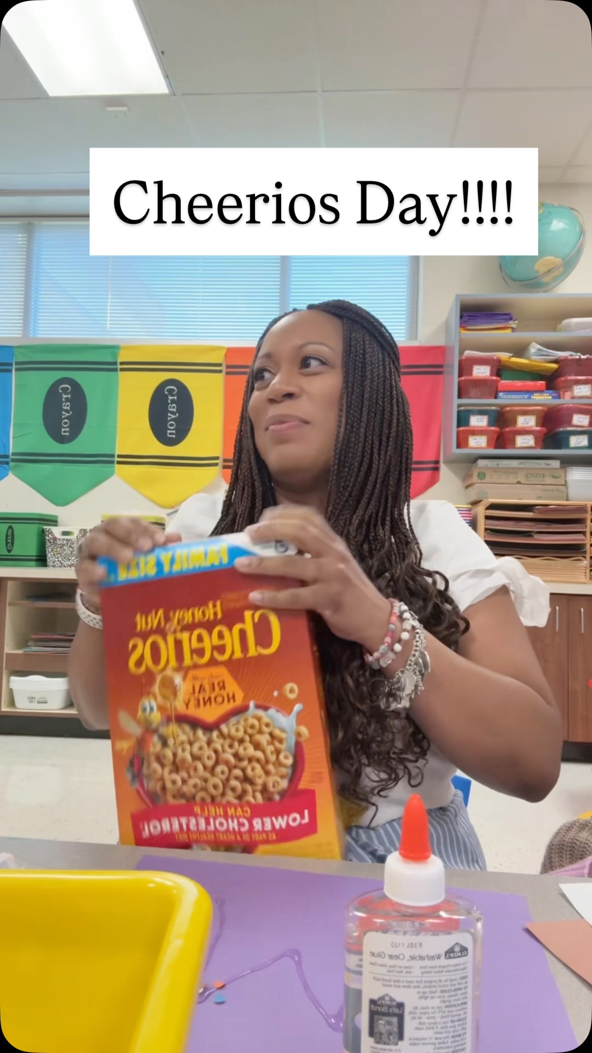 Instagram post by @sonjamarie for Cheerios. Caption reads: @cheerios are perfect to learn with and an....