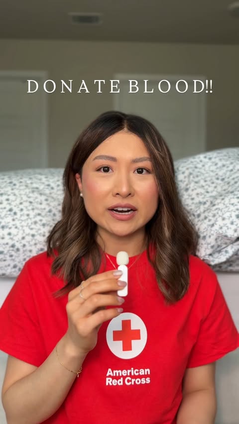 Instagram post by @stephinguyen for American Red Cross. Caption reads: [...] people like me. That’s why I’m an....