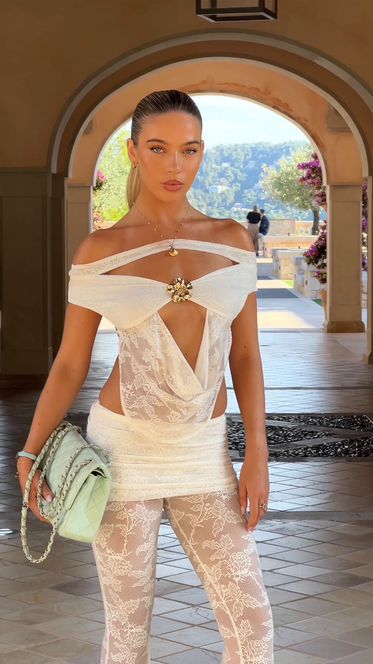 Instagram post by @livsilverman_ for Outcast Clothing. Caption reads: 🤣 someone has to! 🤷🏼‍♀️🤍 @outcastclothing ad.