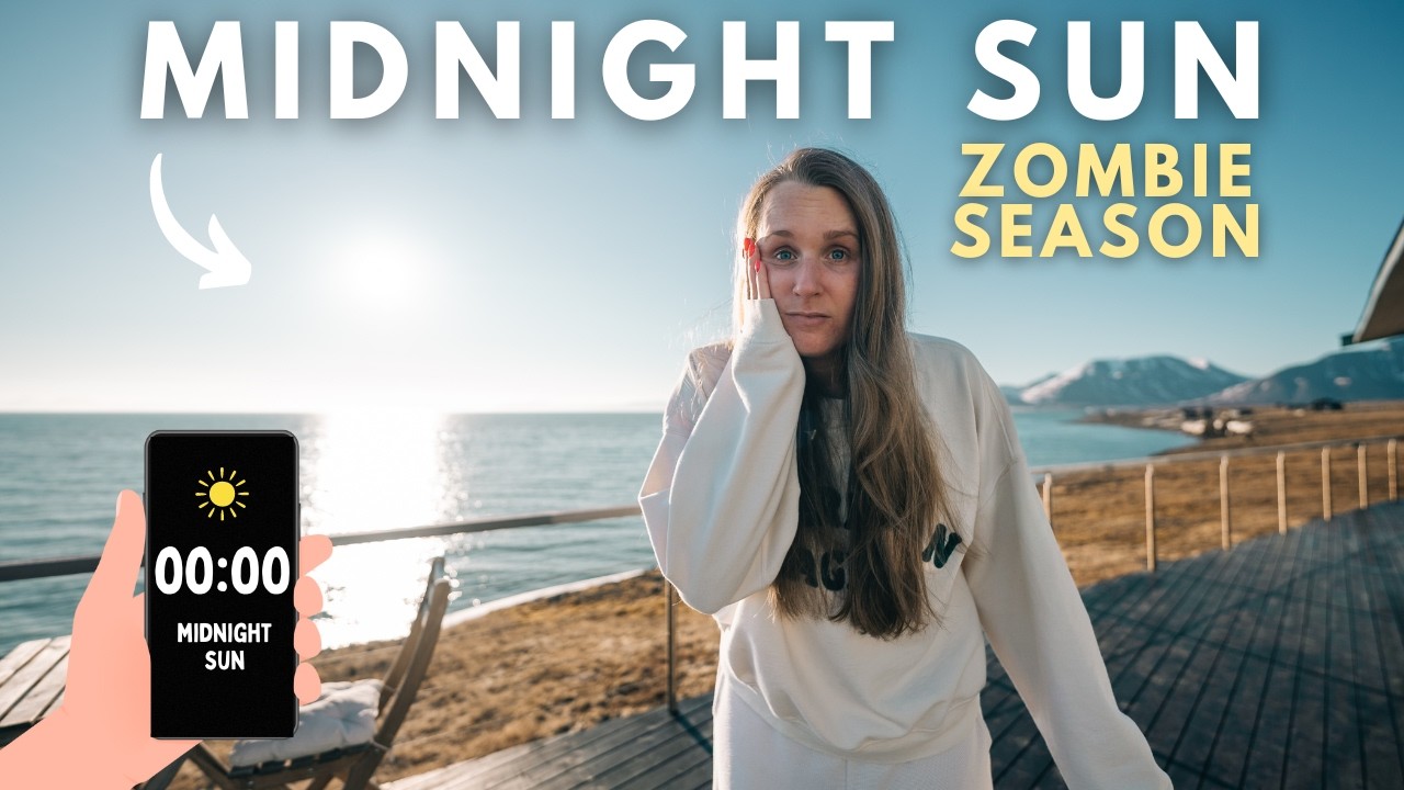 YouTube post by @CeciliaBlomdahl for Babbel. Caption reads: IT’S HERE ︱ A day in the life during MIDNIGHT SUN....