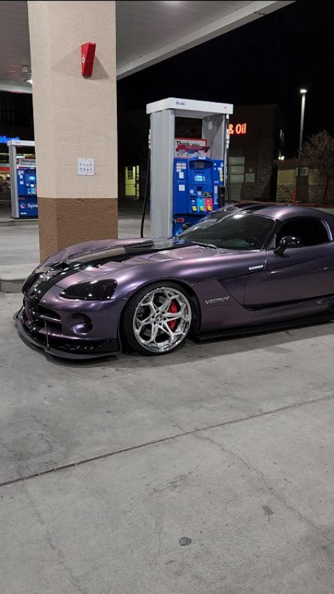 Instagram post by @gmoney.boss for TeckWrap. Caption reads: [...] #srt #Menifee #dodge #simboloxwheels....