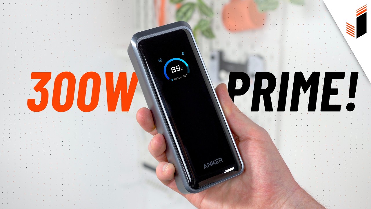 YouTube post by @itsjackington for SANDMARC. Caption reads: This Power Bank Is Overkill in the Best Way |....