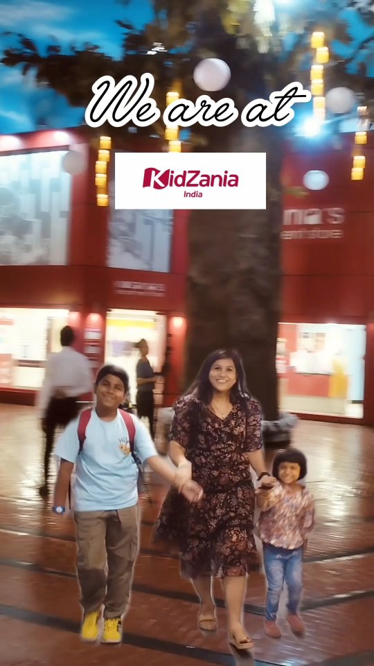 Instagram post by @meenal77291 for KidZania. Caption reads: A Day At Kidzania.... At Mumbai, Ghatkopar, Rcity....