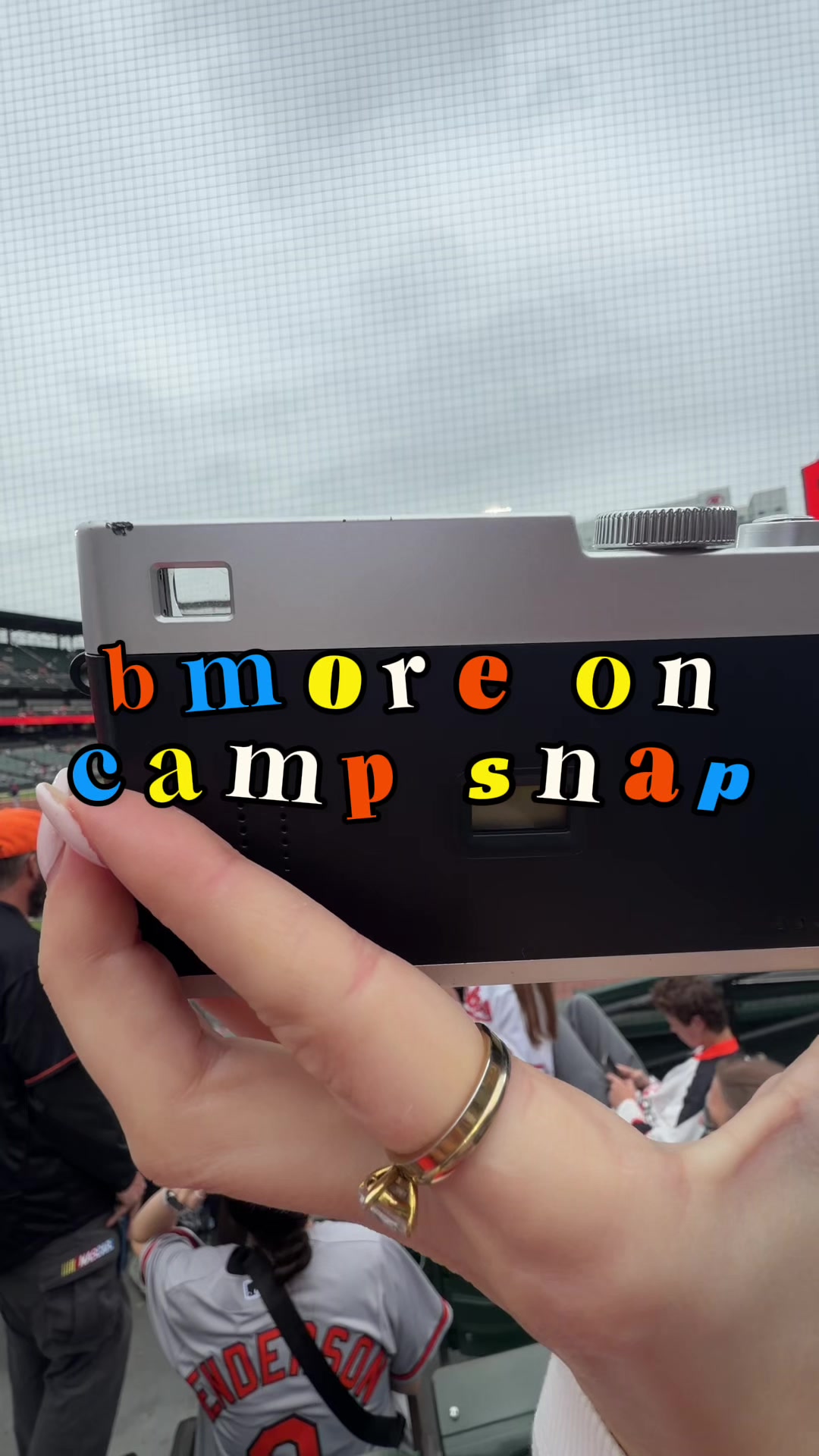 TikTok post by @danikalen for CampSnap. Caption reads: a weekend in bmore on my @Camp Snap Camera (fyi......