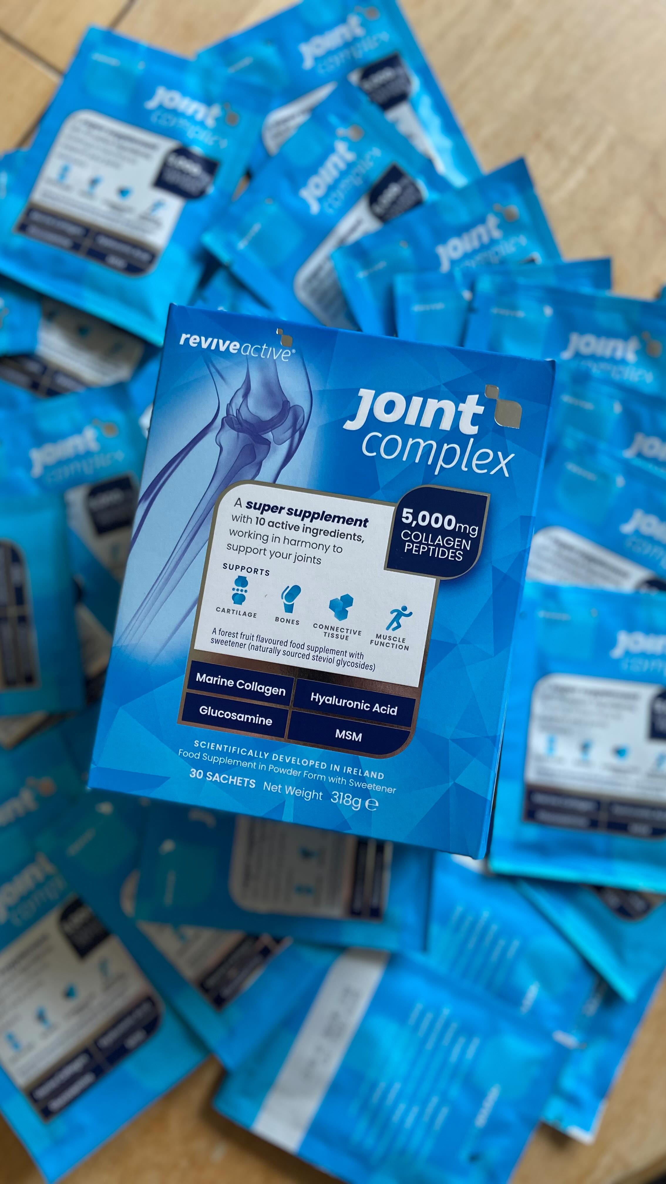 Instagram post by @eoinsheehan for Revive Active. Caption reads: [...] then additional supplements like the....