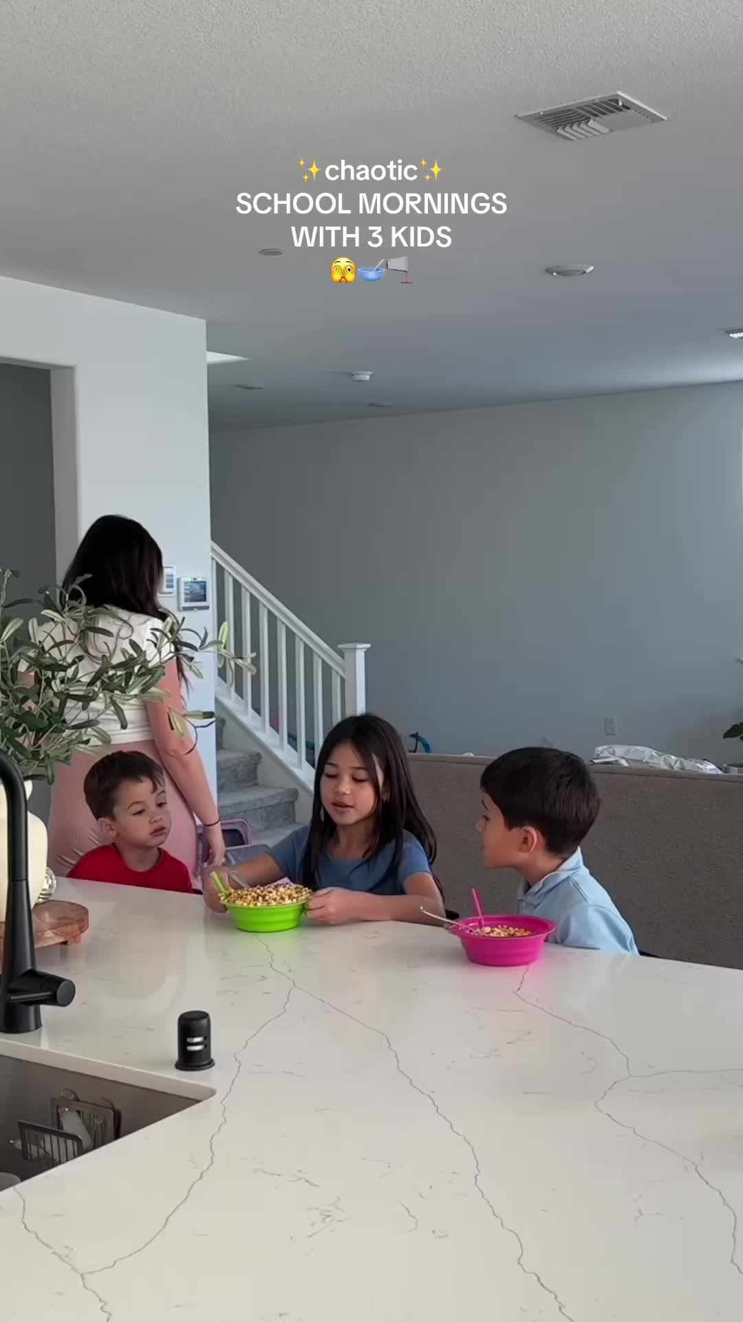 TikTok post by @sunkissed.mama for TULA. Caption reads: Yes, I left the whole bowl of spilled milk and....