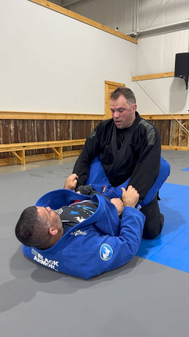 Instagram post by @ricardoevangelista for Black Armor Kimonos. Caption reads: [...] jiu-jitsu content. OSS @naderhood....