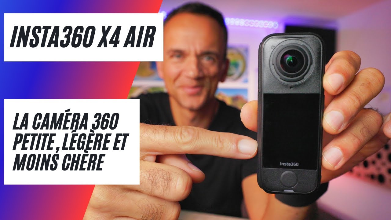 YouTube post by @MonSport06 for Podia. Caption reads: Insta360 X4 Air: The best value for money 360....