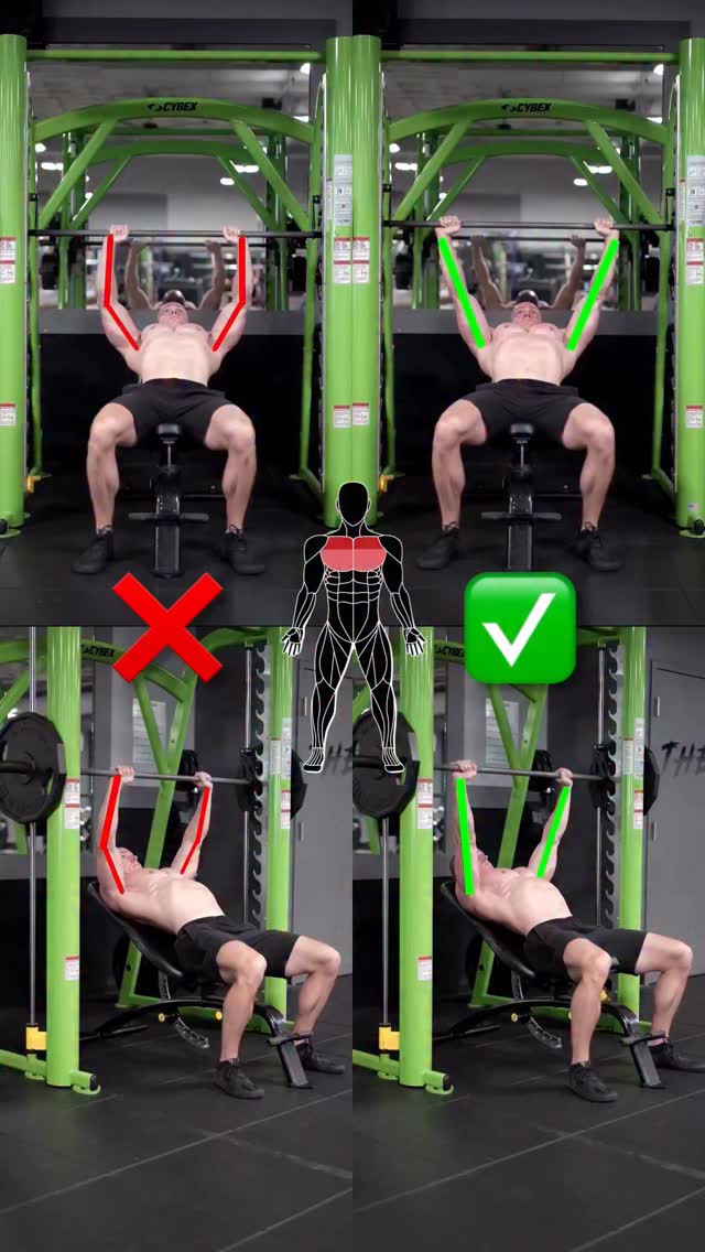 Instagram post by @alex_lueth for Transparent Labs. Caption reads: Smith Machine Incline Bench Press

Target: Upper....