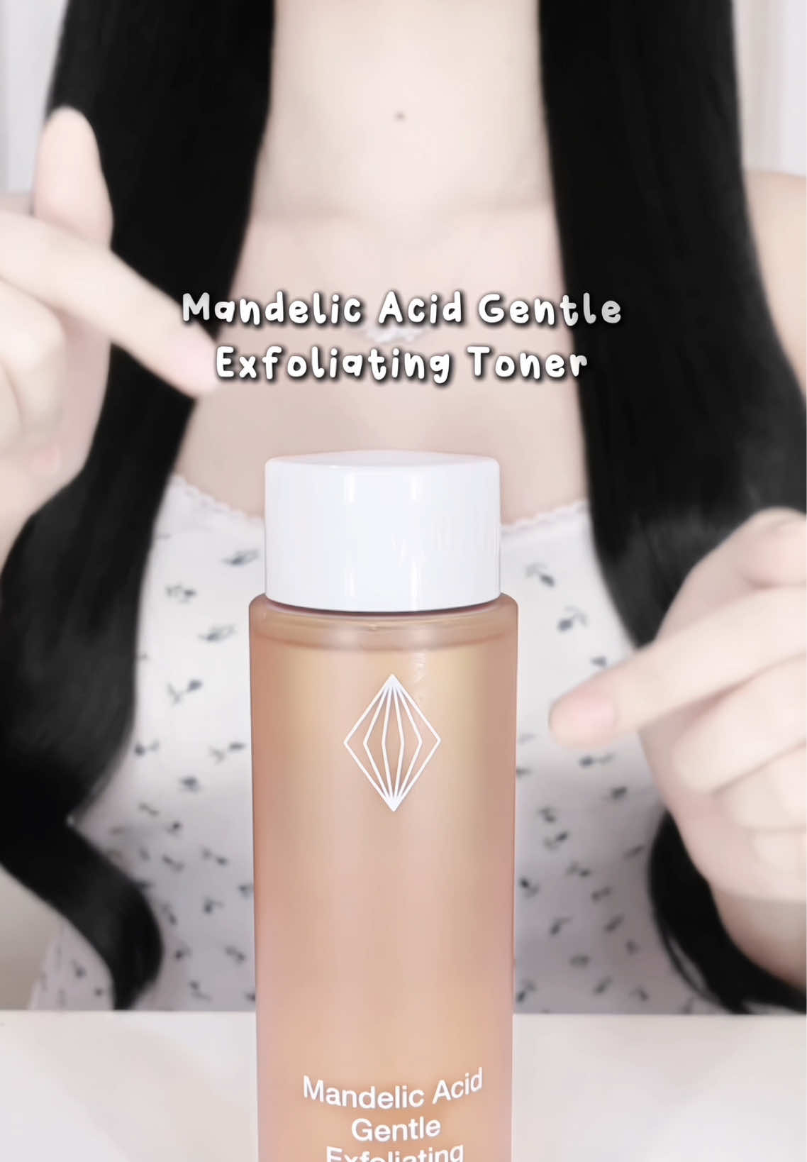 TikTok post by @gae4hrv for ByWishtrend. Caption reads: Mandelic acid gentle exfoliating toner from....