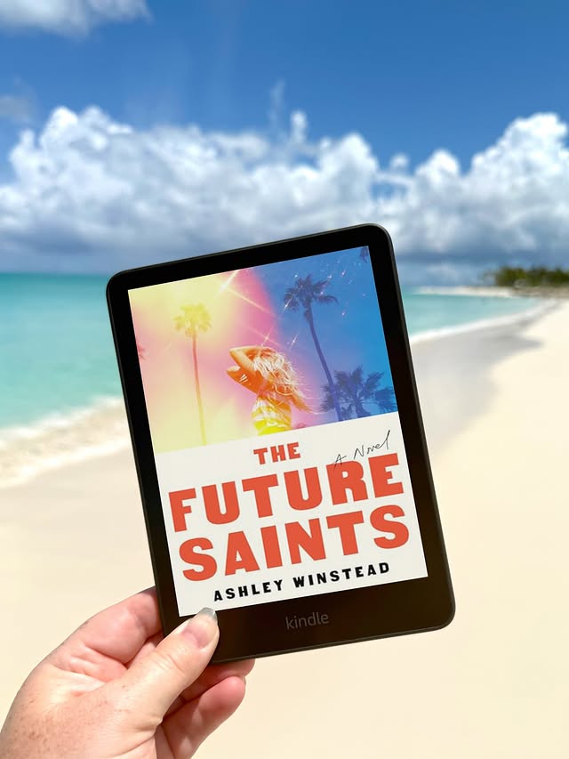 Instagram post by @beach.reading for Libro.fm. Caption reads: [...] Thank you @AtriaBooks, @Simon.Audio and....