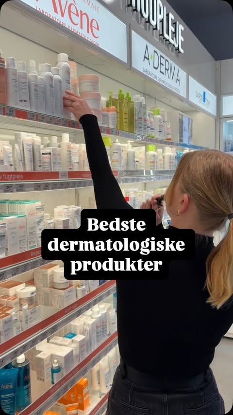Instagram post by @christinematthesen for Matas. Caption reads: Reklame for @matasdk Hvilket dermatologisk produkt....