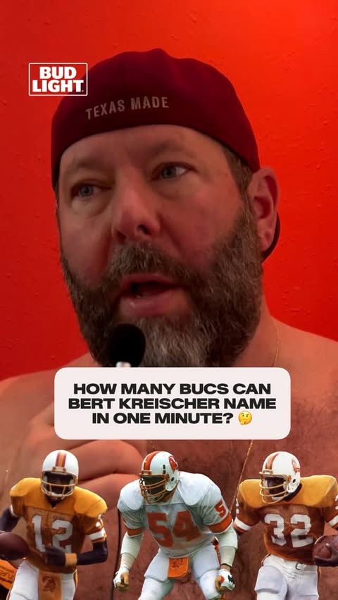 Instagram post by @bertkreischer for Bud Light. Caption reads: Not too shabby, @bertkreischer 👏 🎉: @budlight....