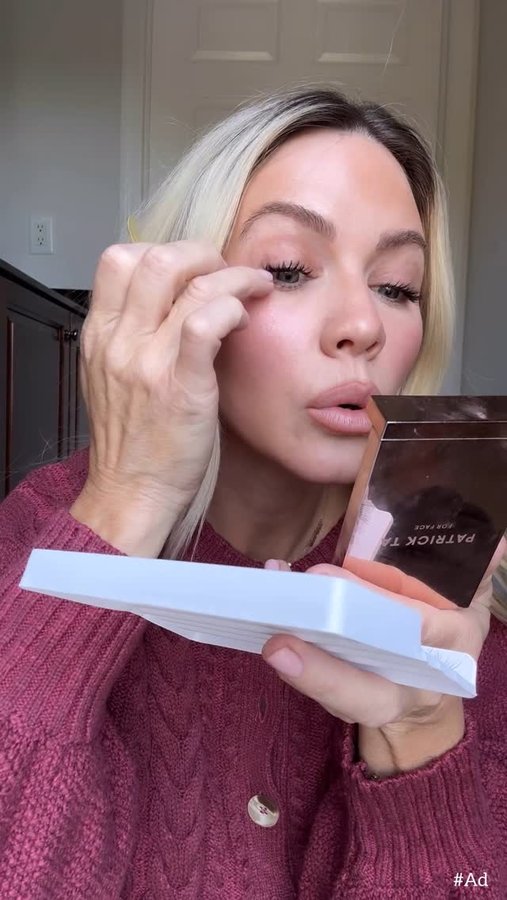 Instagram post by @jesssouthern for Eylure. Caption reads: My 2 min routine that takes my makeup from simple....