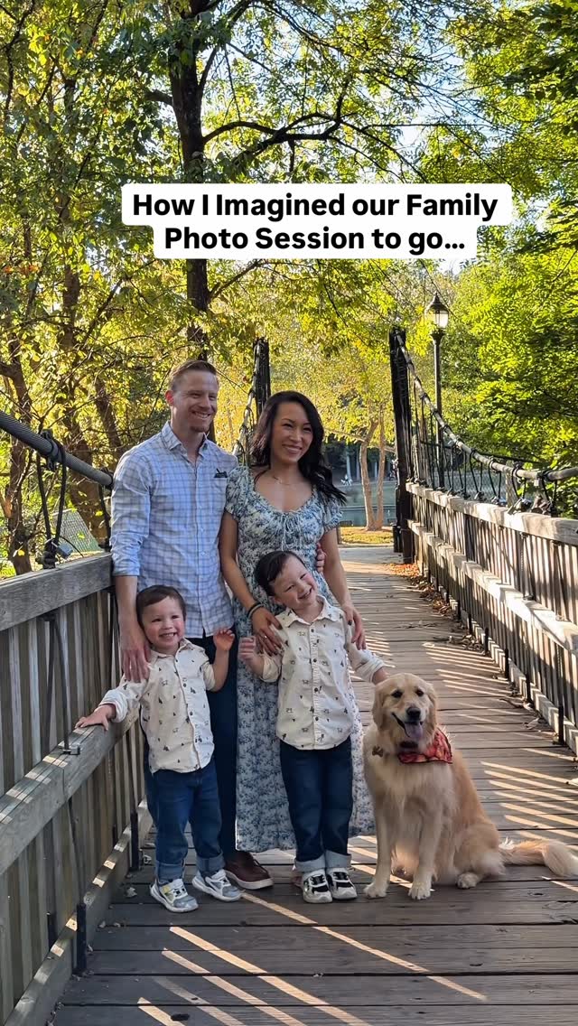 Instagram post by @shuangys_kitchensink for Shutterfly. Caption reads: The chaos is free. The smiles are… negotiable....