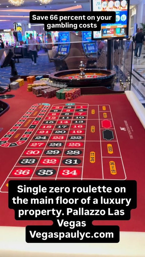 Instagram post by @casinocompwallet for The Venetian Las Vegas. Caption reads: This is the @venetianvegas.