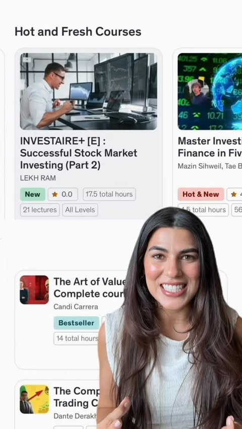 Instagram post by @izzybaracho for Udemy. Caption reads: Don’t miss out! @udemy ‘s Cyber Week is HERE! 🚨....