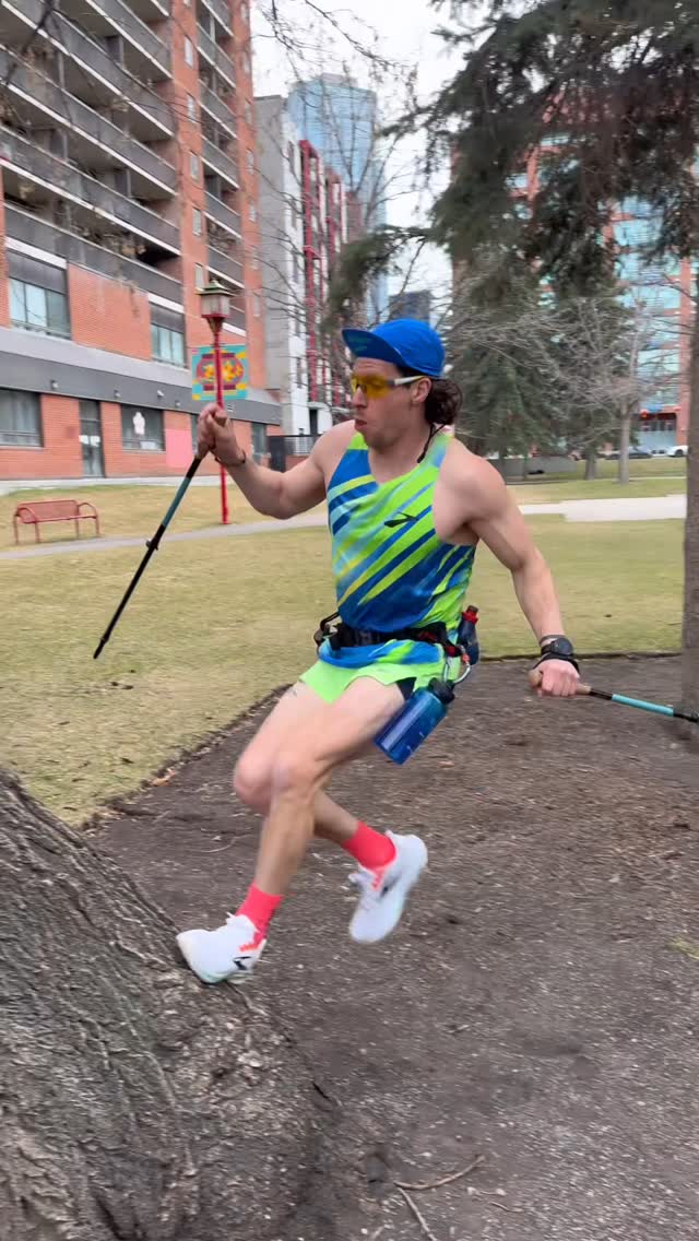 Instagram post by an influencer for Brooks Running Canada. Caption reads: Urban freestyle running: the untold story.....