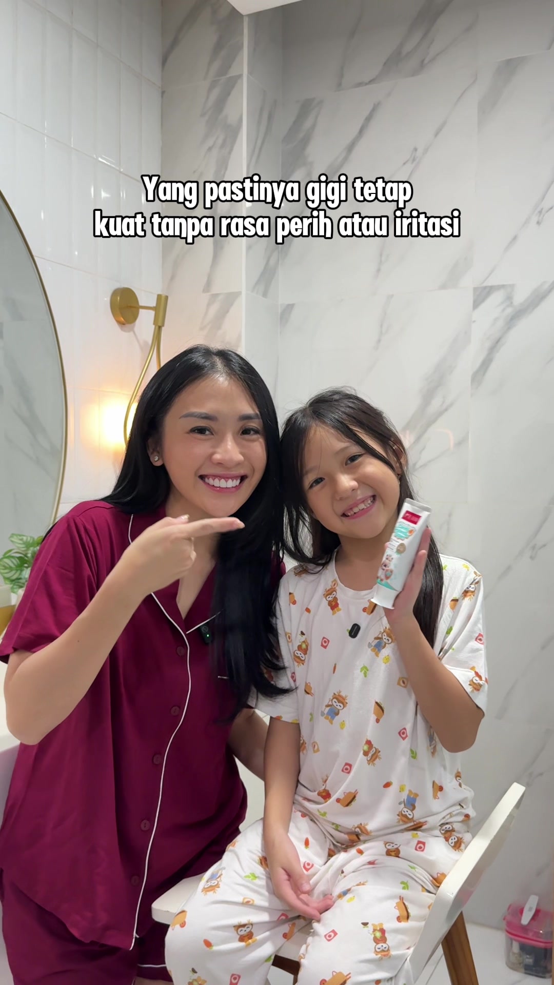 TikTok post by @ciciopii for Metoo Beauty. Caption reads: [...] untuk si kecil, aku rekomdasi dari @Metoo....