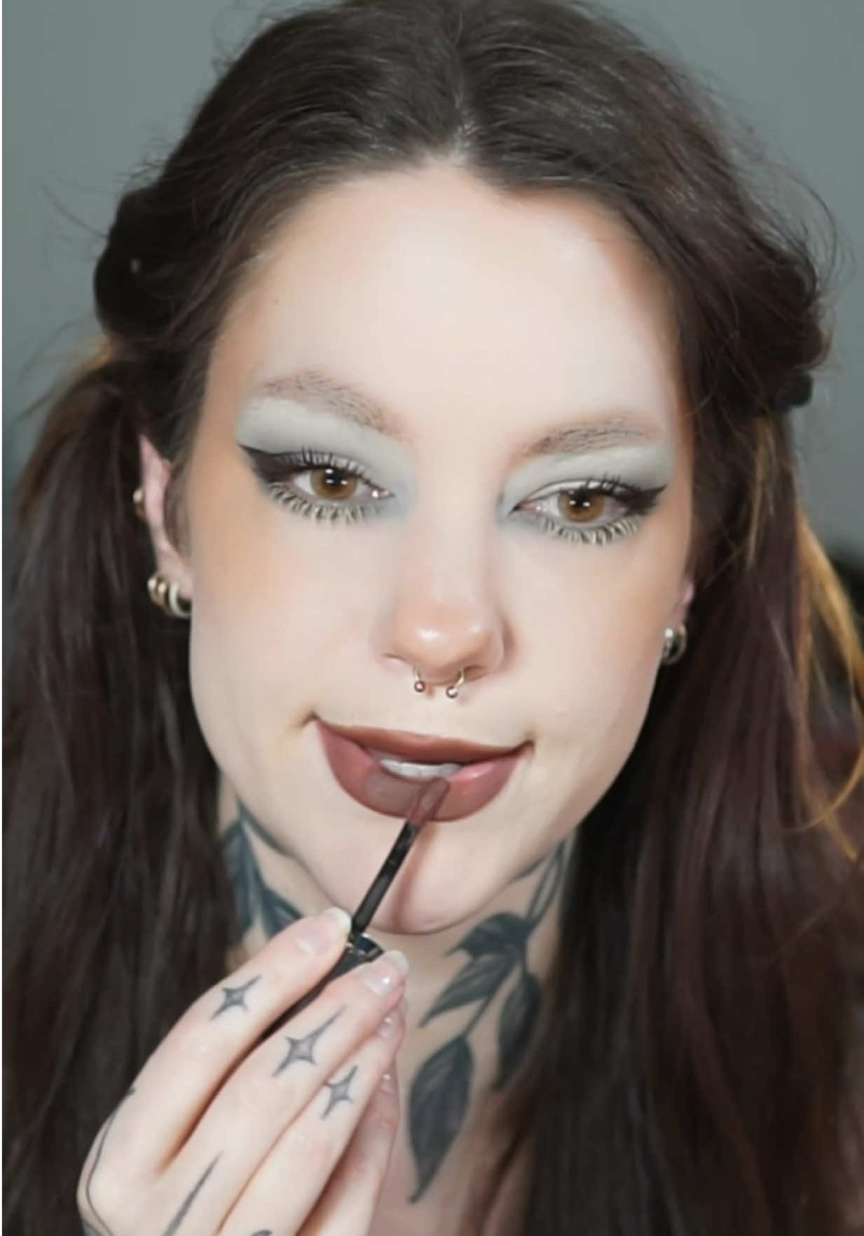 TikTok post by @courtneyquarantine for Girlcult Cosmetics. Caption reads: it’s like past me giving future me a little....