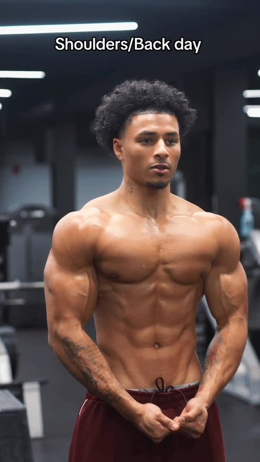 Instagram post by @jeremiahtwharton for C4 Energy. Caption reads: Started with pull ups and dumbbell lateral raises.....