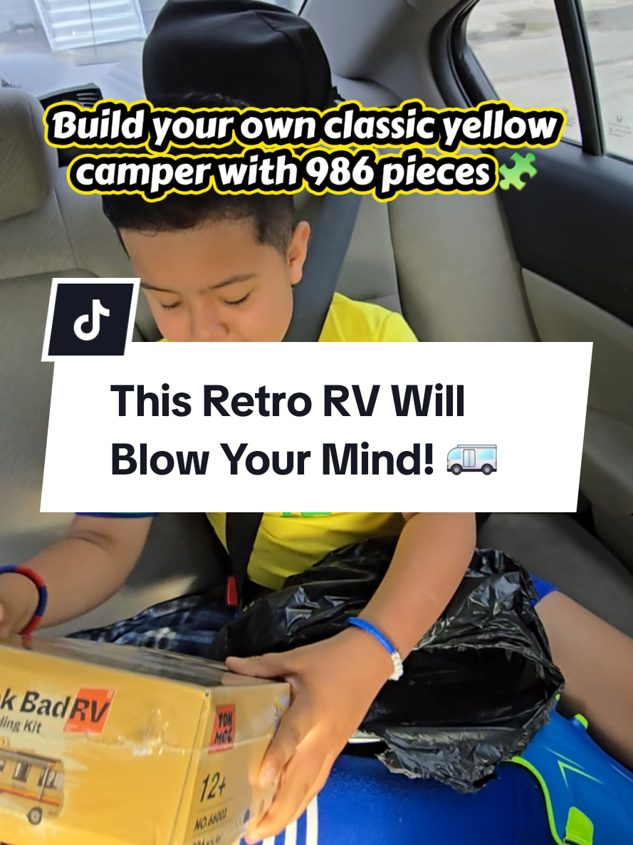 TikTok post by @annysozaoficial for TokmocOfficial. Caption reads: [...] Retro RV Will Blow Your Mind! 🚐✨😍....