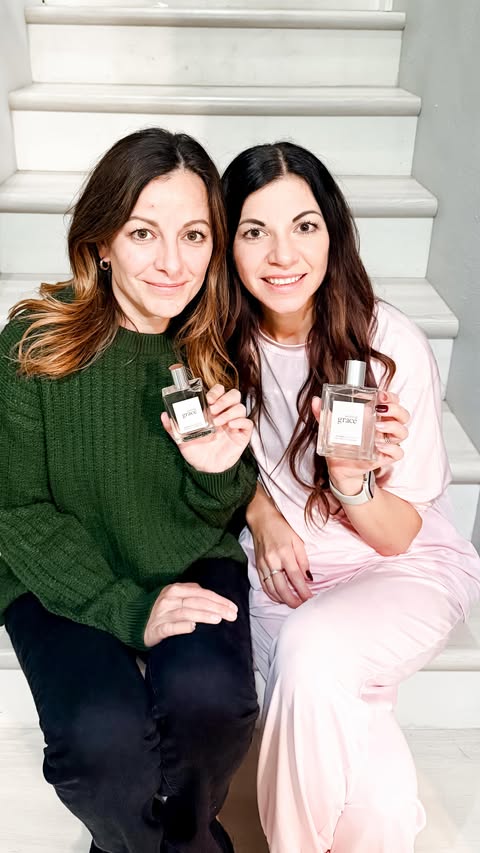 Instagram post by @lanafloridiana for philosophy. Caption reads: Some scents are meant to be shared, especially....