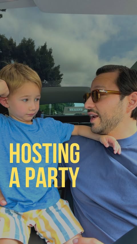 Instagram post by @dadlifemichael for Kroger. Caption reads: [...] 4 year old hosts his own soccer party.....