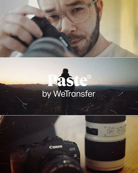 Instagram post by @babin for WeTransfer. Caption reads: [...] better way and now there is, recently....