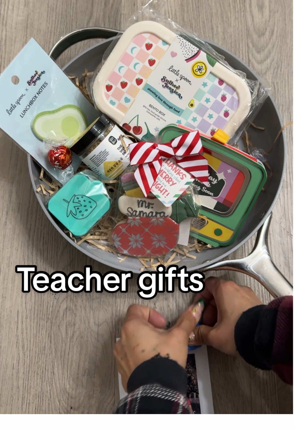 TikTok post by @sulheejessica for Little Spoon. Caption reads: It takes a special person to teach, love, and....