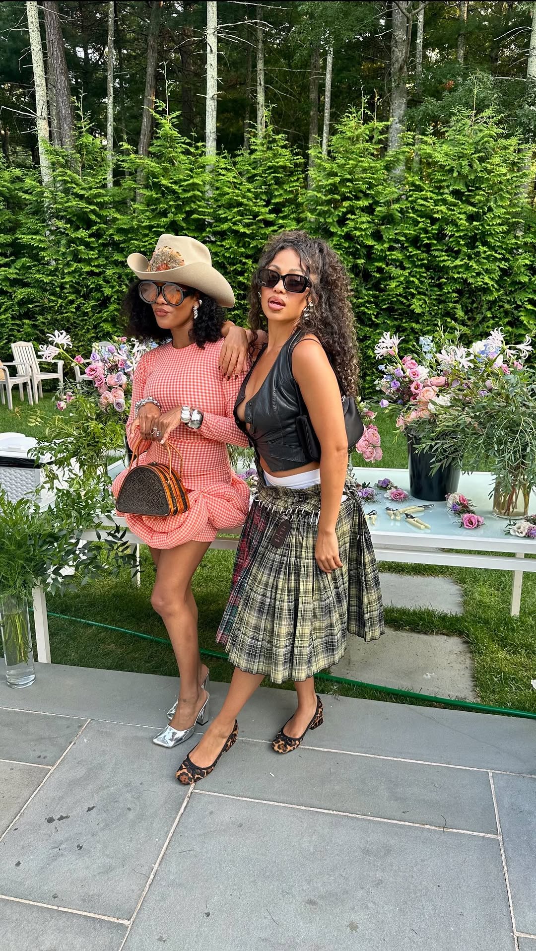 Instagram post by @co_bee for Nine West. Caption reads: Went on my very first brand trip to the Hamptons....