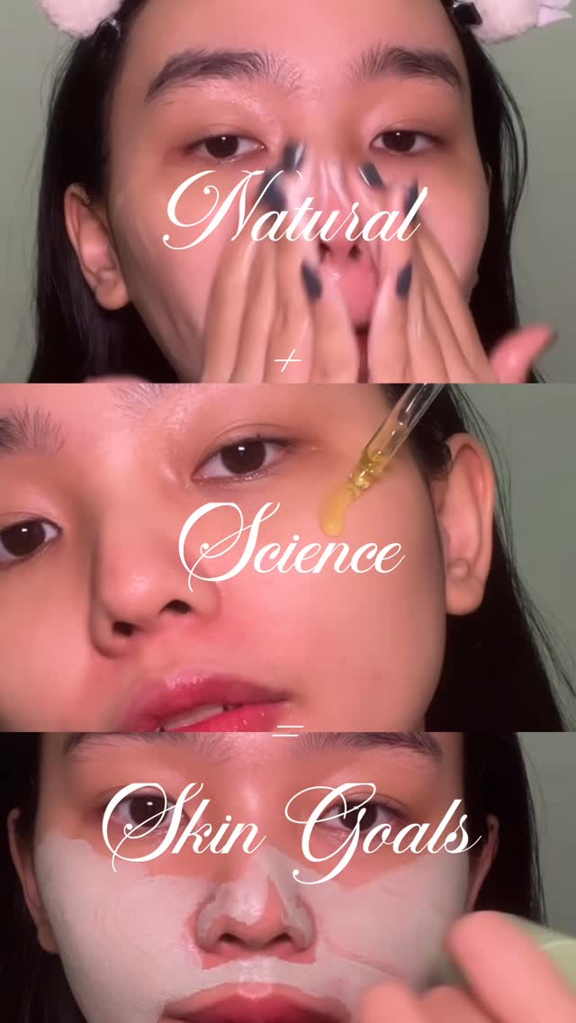 Instagram post by @oliviapradynna for Himalaya Wellness. Caption reads: Natural + science = healthy glowing skin!....