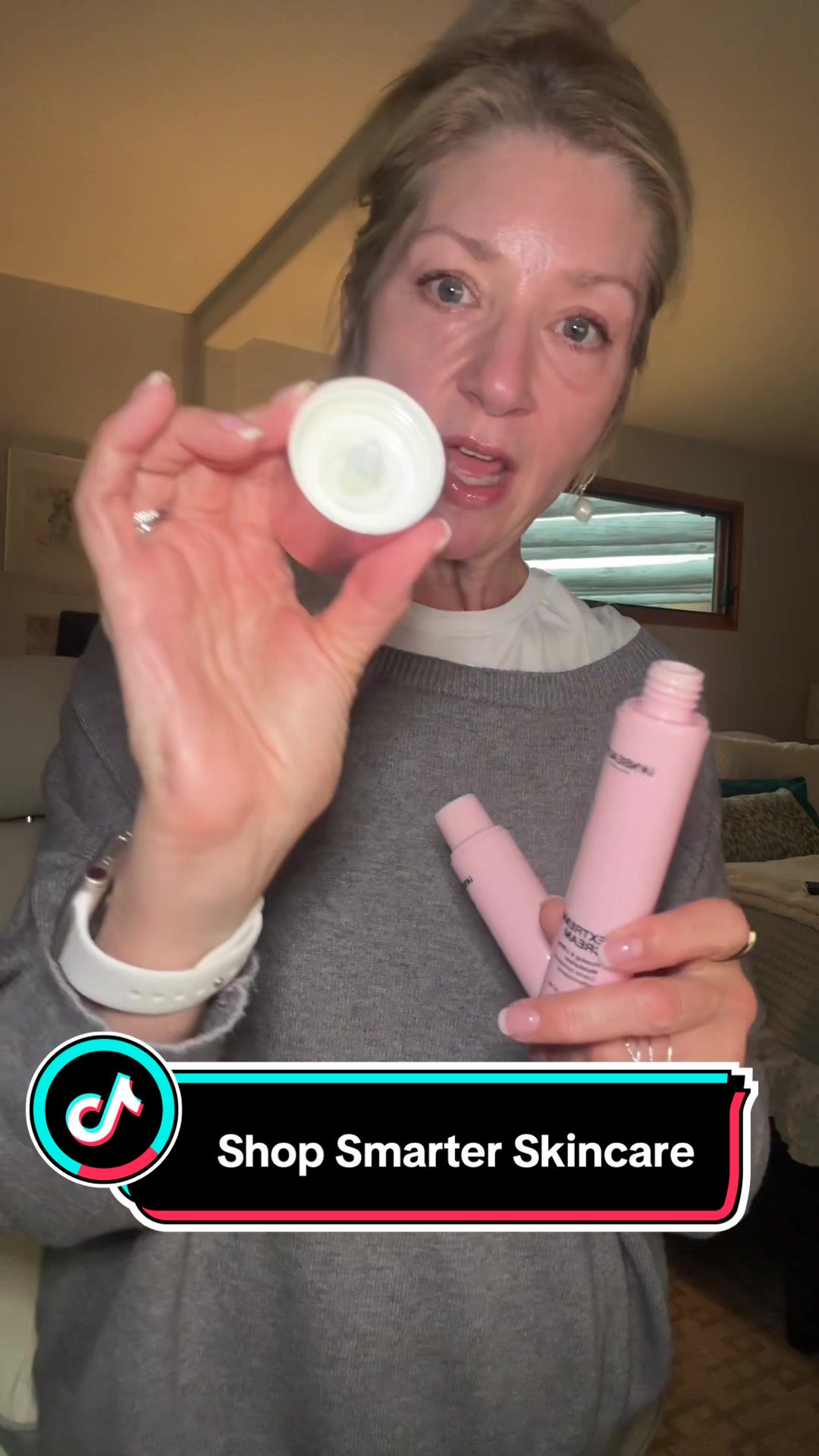 TikTok post by @desireeturner226 for INNBEAUTY PROJECT. Caption reads: [...] and keep your glow! @INNBEAUTY PROJECT....