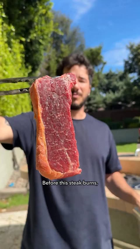 Instagram post by @chefcuso for Intuit QuickBooks. Caption reads: #ad Making steaks and great business decisions....