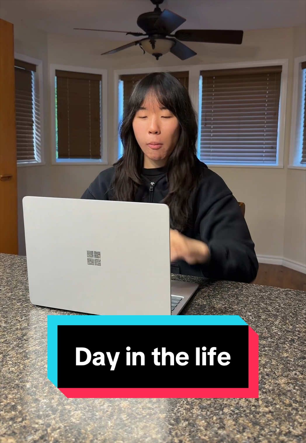 TikTok post by @techjoyce for Windows. Caption reads: [...] #gamingsetup #techtok #techjoyce....