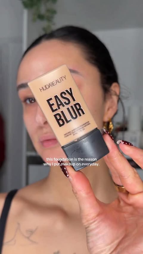 Instagram post by @hanstluce for Huda Beauty. Caption reads: Personal thank you to @hudabeauty for making my....