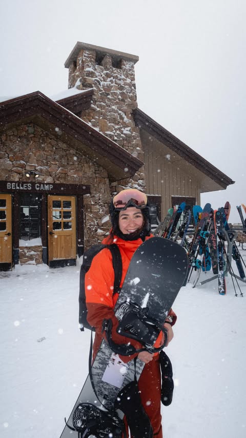 Instagram post by @angelaliggs for Epic Pass. Caption reads: [...] of the many resorts on the @epicpass. Vail....