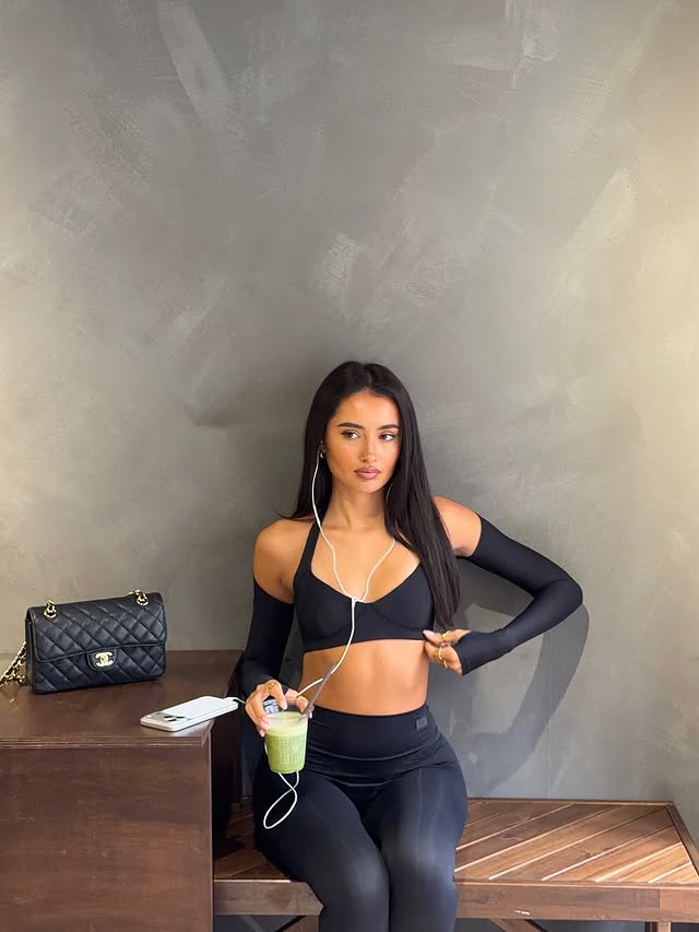 Instagram post by @elliecasei for Nama Clo. Caption reads: miss lucky⭐️ @nama ad.