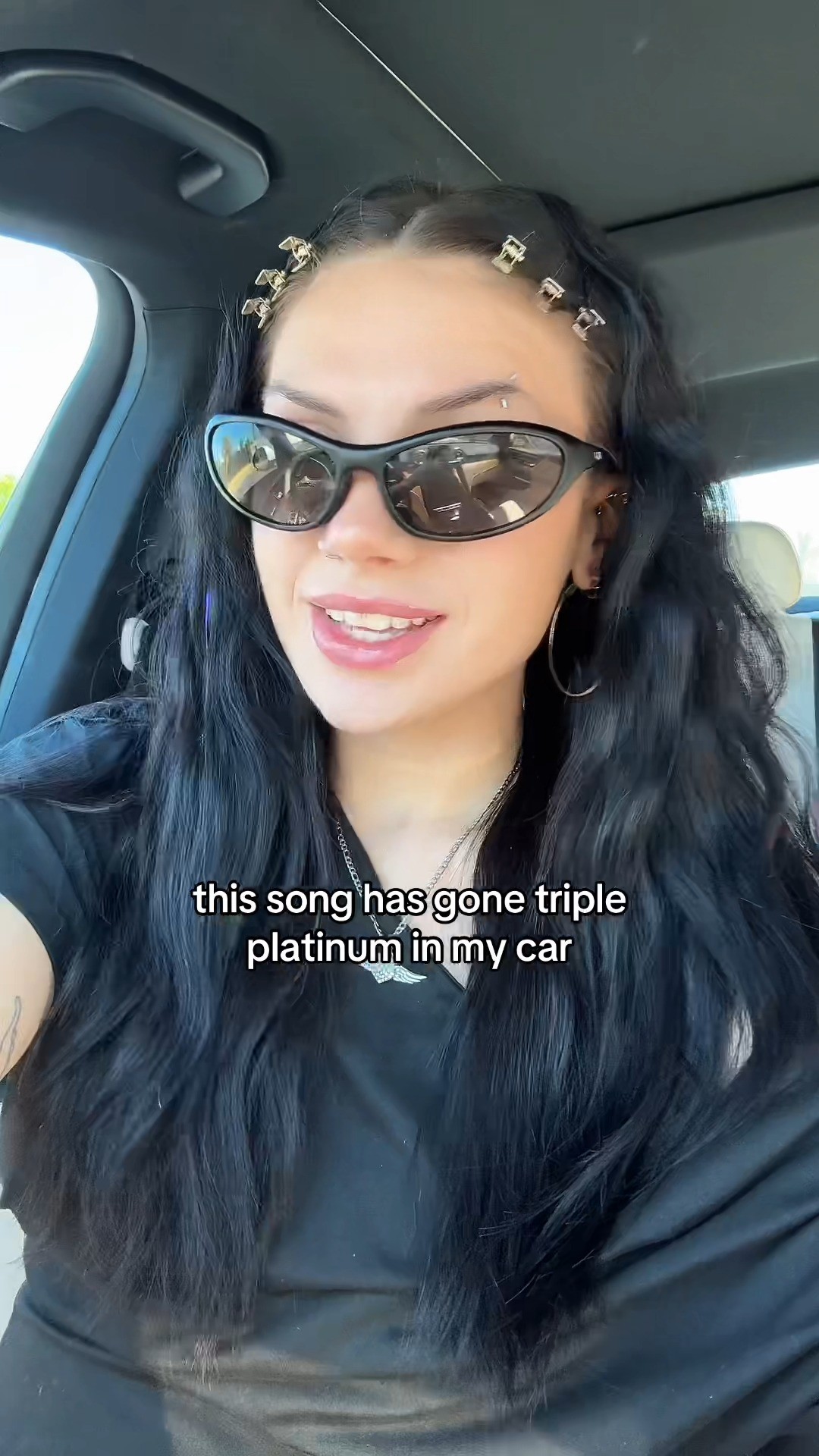 Instagram post by @baileyspinn for TIJN Eyewear. Caption reads: Star Shining ✦ Featuring @baileyspinn ✦ Made for....