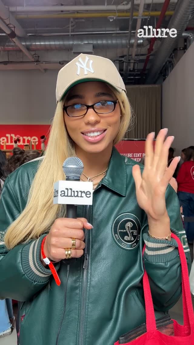 Instagram post by @omg_itsizzyb for Allure. Caption reads: WNBA star @omg_itsizzyb of the @nyliberty is a....