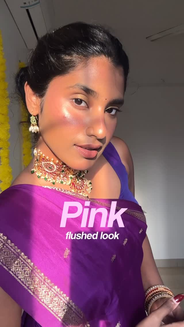 Instagram post by @subalakshmiperumal for Typsy Beauty. Caption reads: @typsybeauty - nailed the purple blush pigment!....