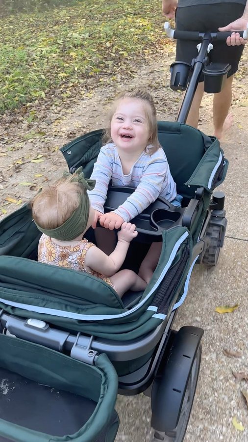 Instagram post by an influencer for Gladly Family | Baby Gear. Caption reads: There’s nothing better than family time and....
