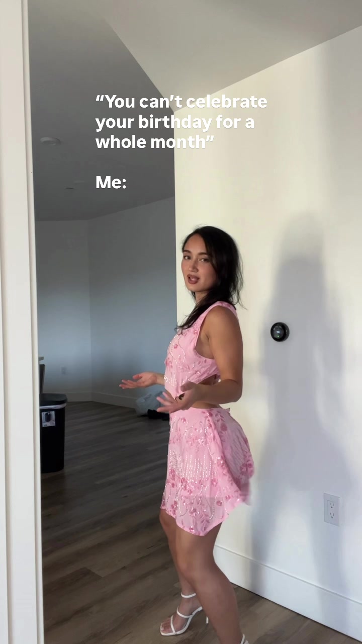 TikTok post by @lena_ha01 for PEPPERMAYO. Caption reads: Everyday’s a celebration @PEPPERMAYO  #peppermayo....