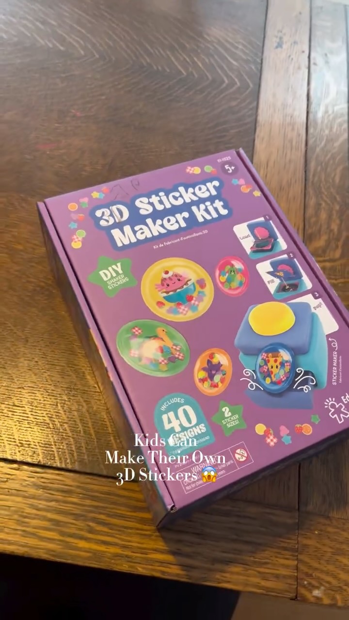 Instagram post by @faith_eppers for Educational Insights. Caption reads: Who wouldn’t love to make their own 3D Stickers? I....